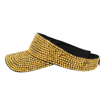 Zonneklep Glam goud van Boland koop je bij Partywinkel