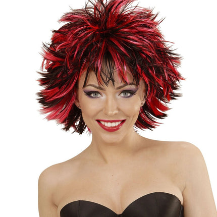 Zwart Rode Pruik van Widmann koop je bij Partywinkel