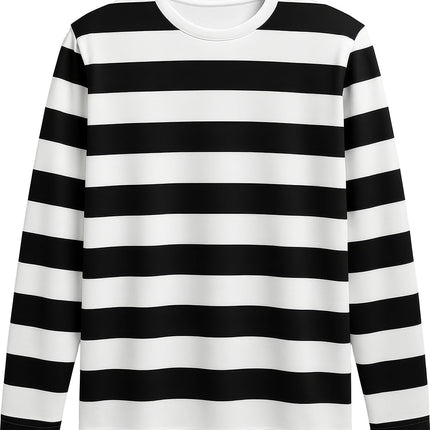 Zwart Witte Shirt Dames Gestreept van Fiestas Guirca koop je bij Partywinkel