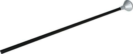 Zwart Zilveren Wandelstok Diamant Knop 85cm van Fiestas Guirca koop je bij Partywinkel