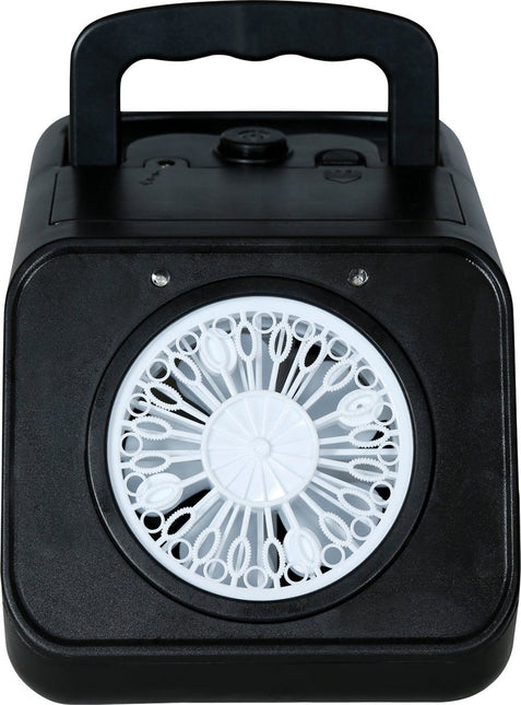 Zwarte Bellenblaas Machine 18cm - Partywinkel - 8434077315316