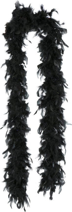 Zwarte Boa Veren 80gr van Fiestas Guirca koop je bij Partywinkel