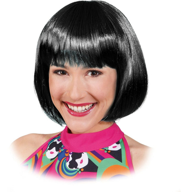 Zwarte Bob Pruik van Orlob koop je bij Partywinkel