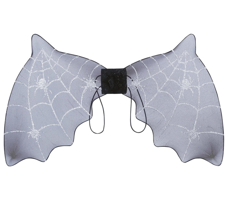 Zwarte Halloween Vleugels Vleermuis 60cm van Fiestas Guirca koop je bij Partywinkel