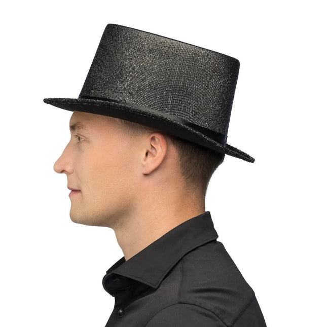 Zwarte Hoed Glitters van Boland koop je bij Partywinkel