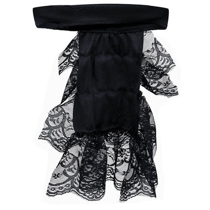 Zwarte Kraag Kant van Fiestas Guirca koop je bij Partywinkel