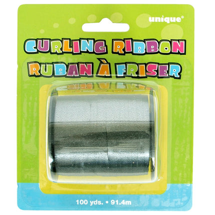 Zwarte Lint 91,4m van Unique koop je bij Partywinkel