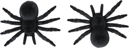 Zwarte Nep Spin 10cm 2st van Fiestas Guirca koop je bij Partywinkel
