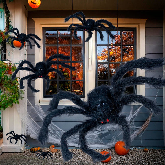Zwarte Nep Spin 1,50m van Fiestas Guirca koop je bij Partywinkel