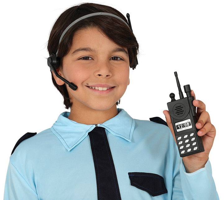 Zwarte Nep Walkie Talkie - Partywinkel - 8434077162972