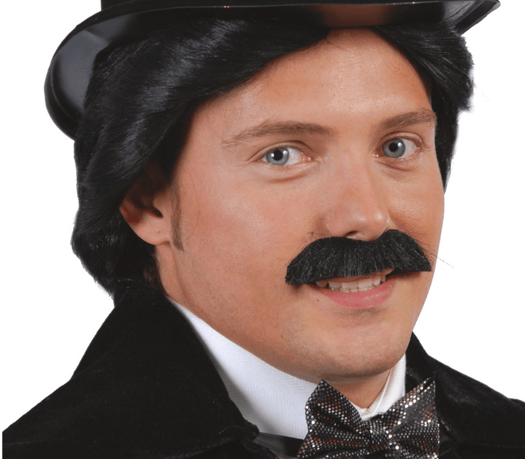 Zwarte Plak Snor van Fiestas Guirca koop je bij Partywinkel