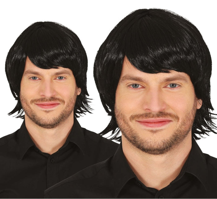 Zwarte Pruik - Partywinkel - 8434077480908