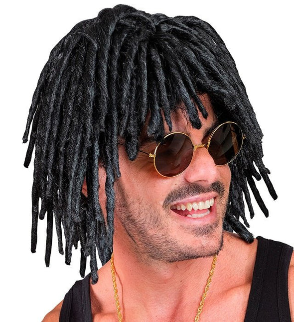Zwarte Pruik Dreadlocks van Widmann koop je bij Partywinkel