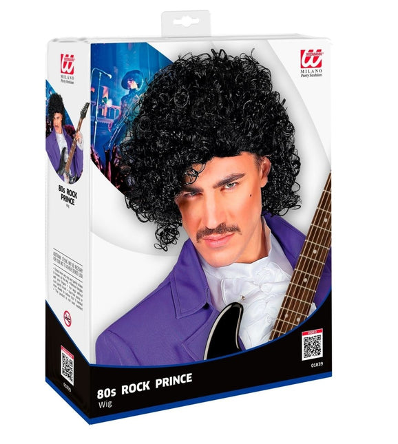 Zwarte Pruik Prince van Widmann koop je bij Partywinkel