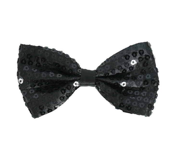 Zwarte Strik Pailletten van Fiestas Guirca koop je bij Partywinkel