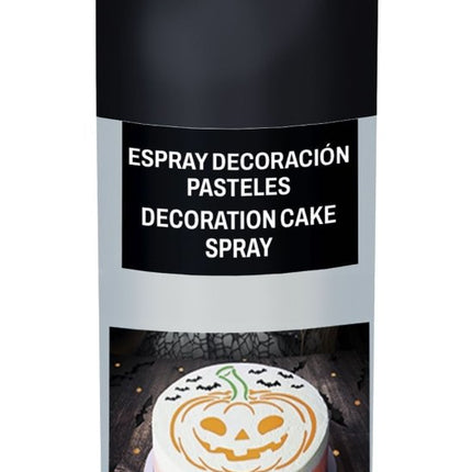 Zwarte Voedingskleurstof Spray 100ml - Partywinkel - 8434077179680