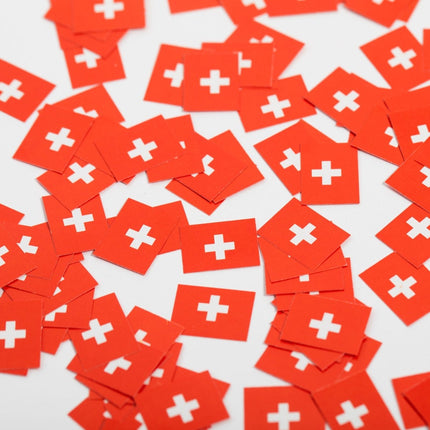 Zwitserland Tafelconfetti Papier 150st van WeFiesta koop je bij Partywinkel